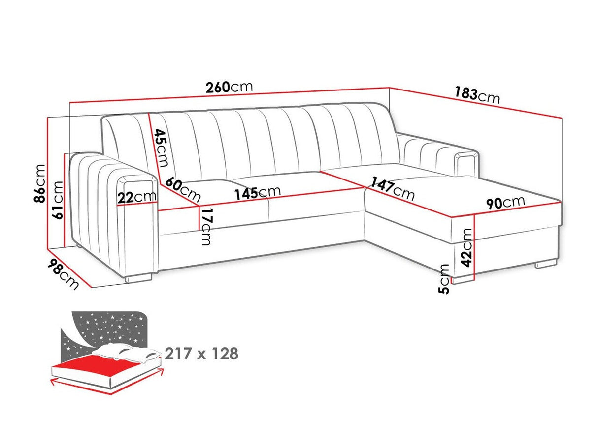 Stūra dīvāns 442480