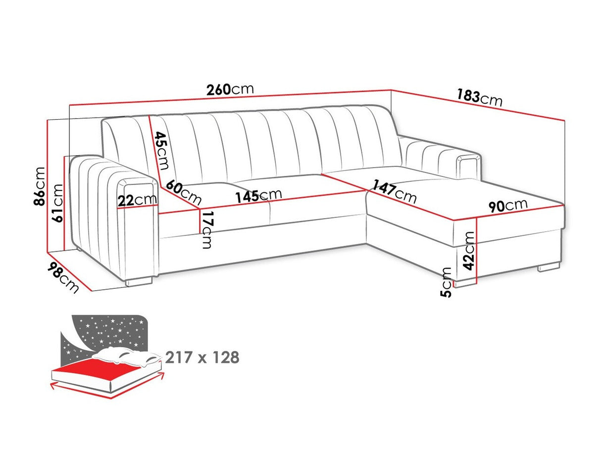 Stūra dīvāns 442480