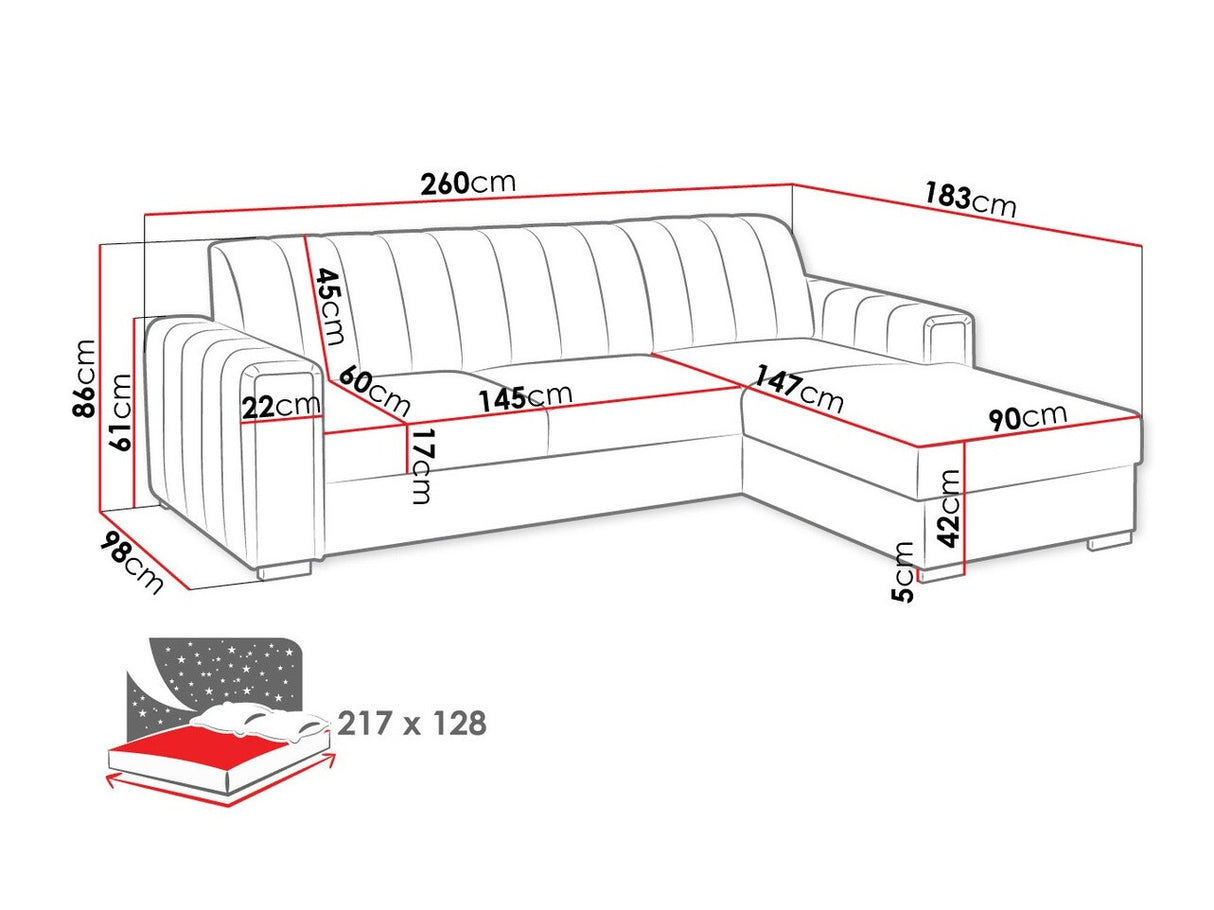 Stūra dīvāns 442480