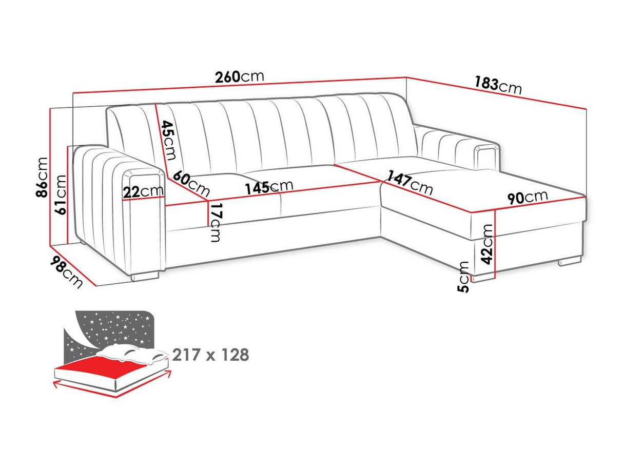 Stūra dīvāns 442480