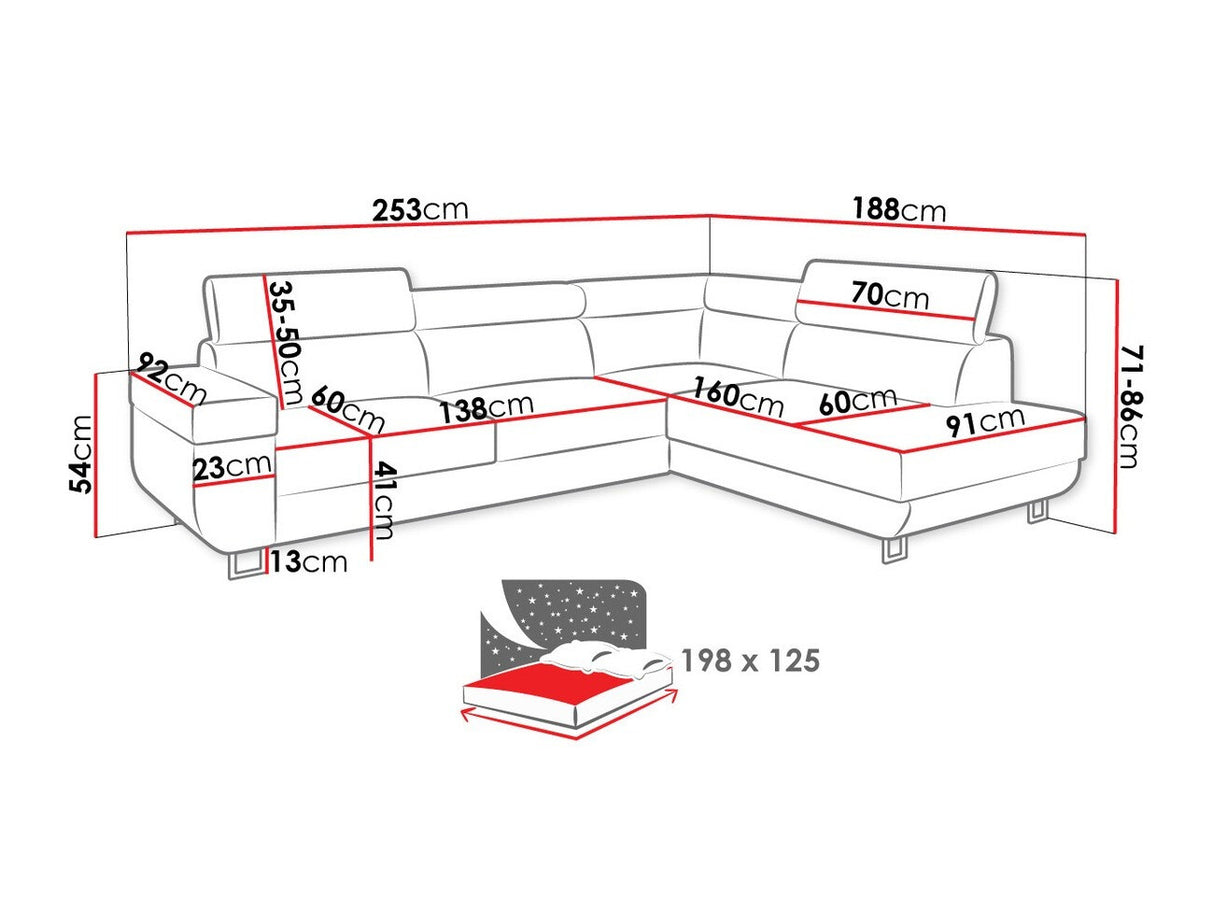 Stūra dīvāns 291455