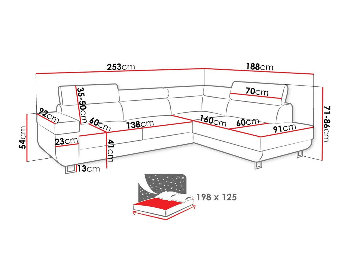Stūra dīvāns 291455