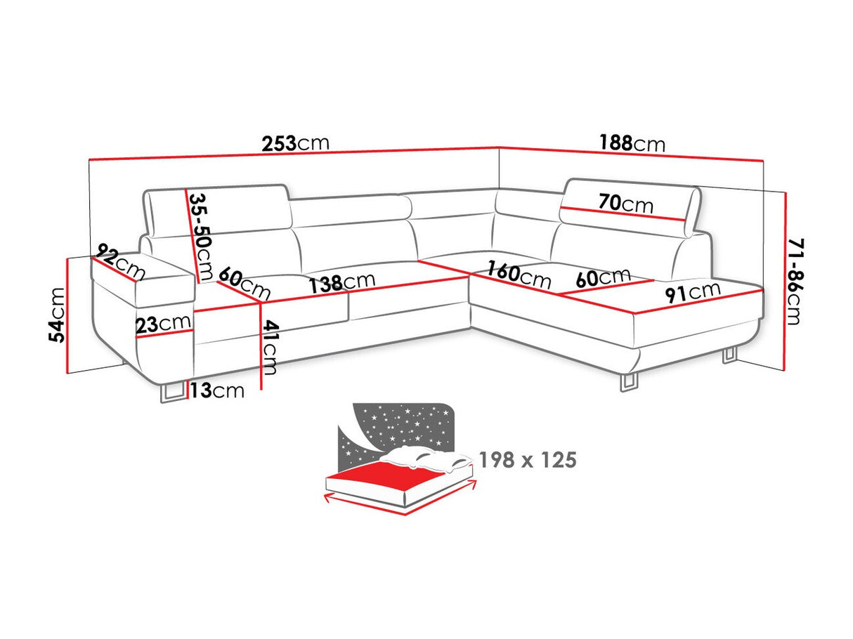 Stūra dīvāns 291455