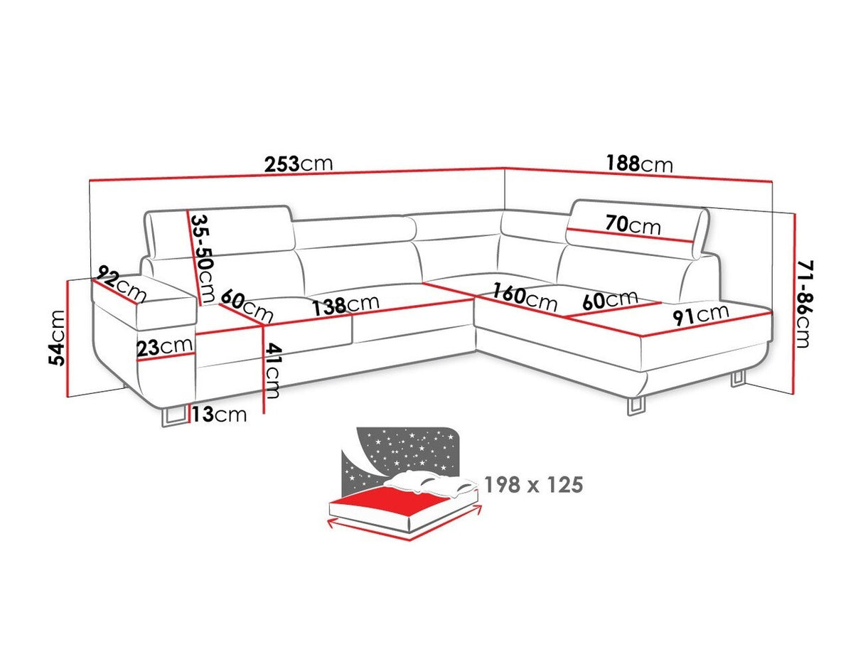 Stūra dīvāns 291455