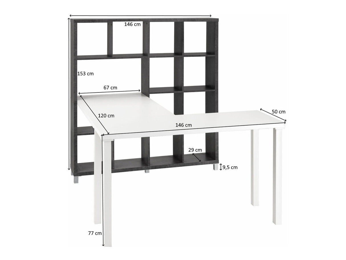 Stūra rakstāmgalds 432451