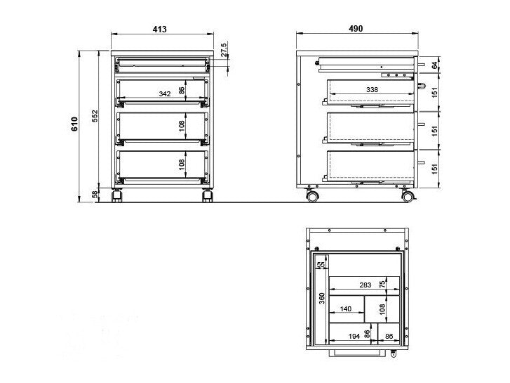 Atvilktņu bloks 350608