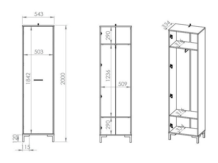 Priekšnama komplekts 309032