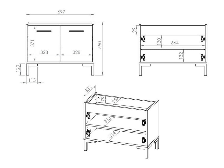 Priekšnama komplekts 309032