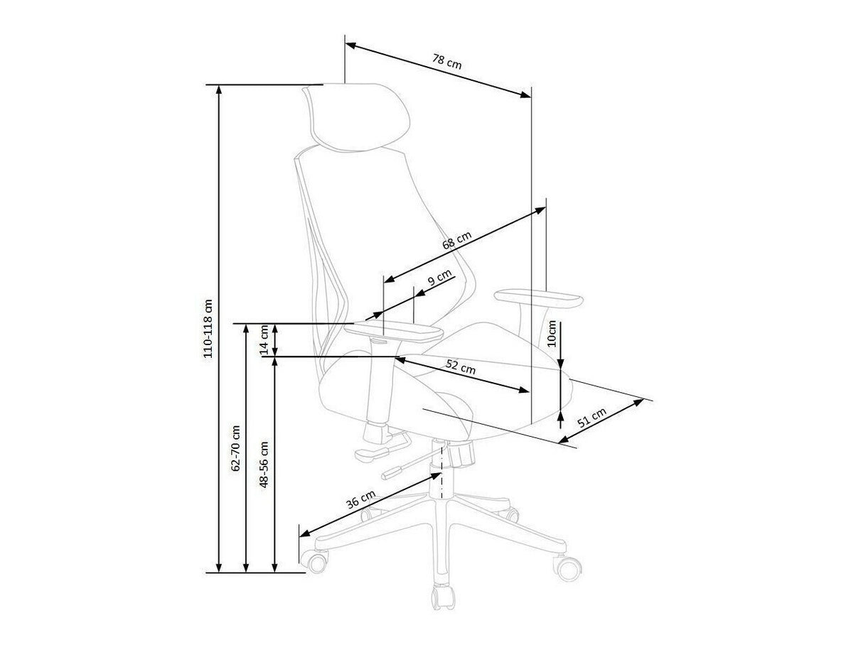 Biroja krēsls 66789