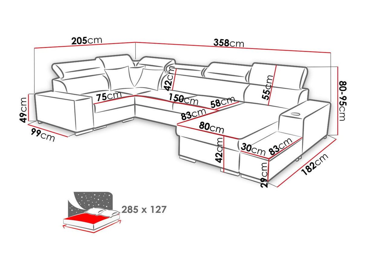 Stūra dīvāns 178466