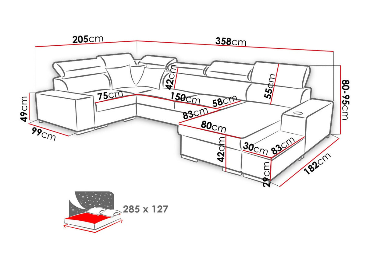 Stūra dīvāns 178466