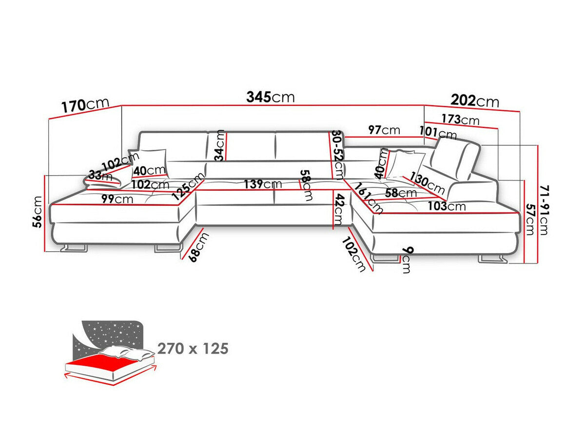 Stūra dīvāns 160124