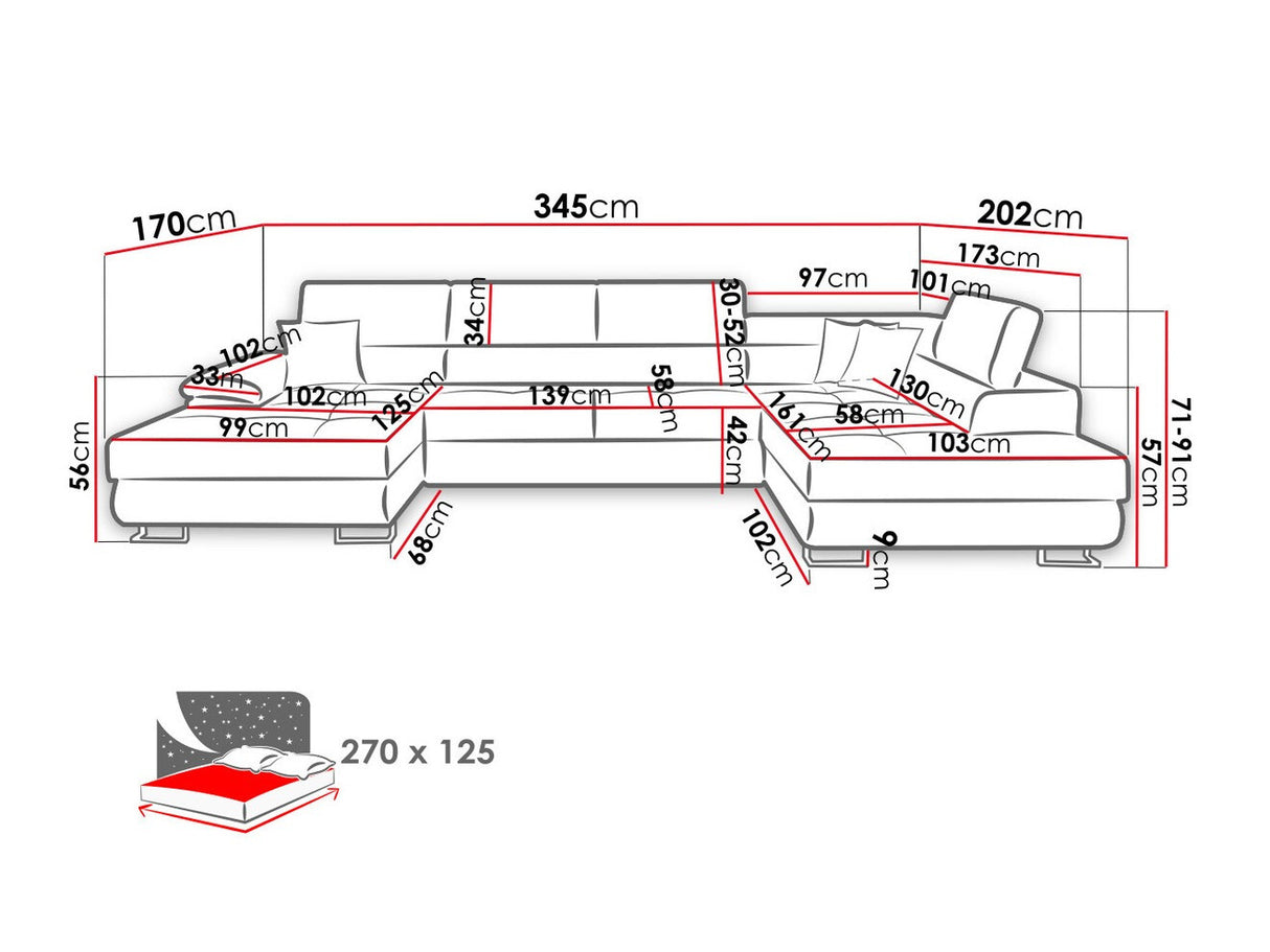 Stūra dīvāns 160124