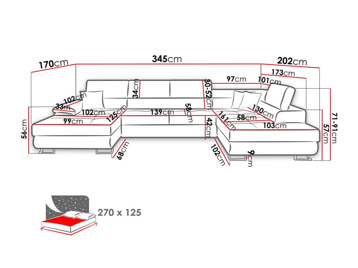 Stūra dīvāns 160124