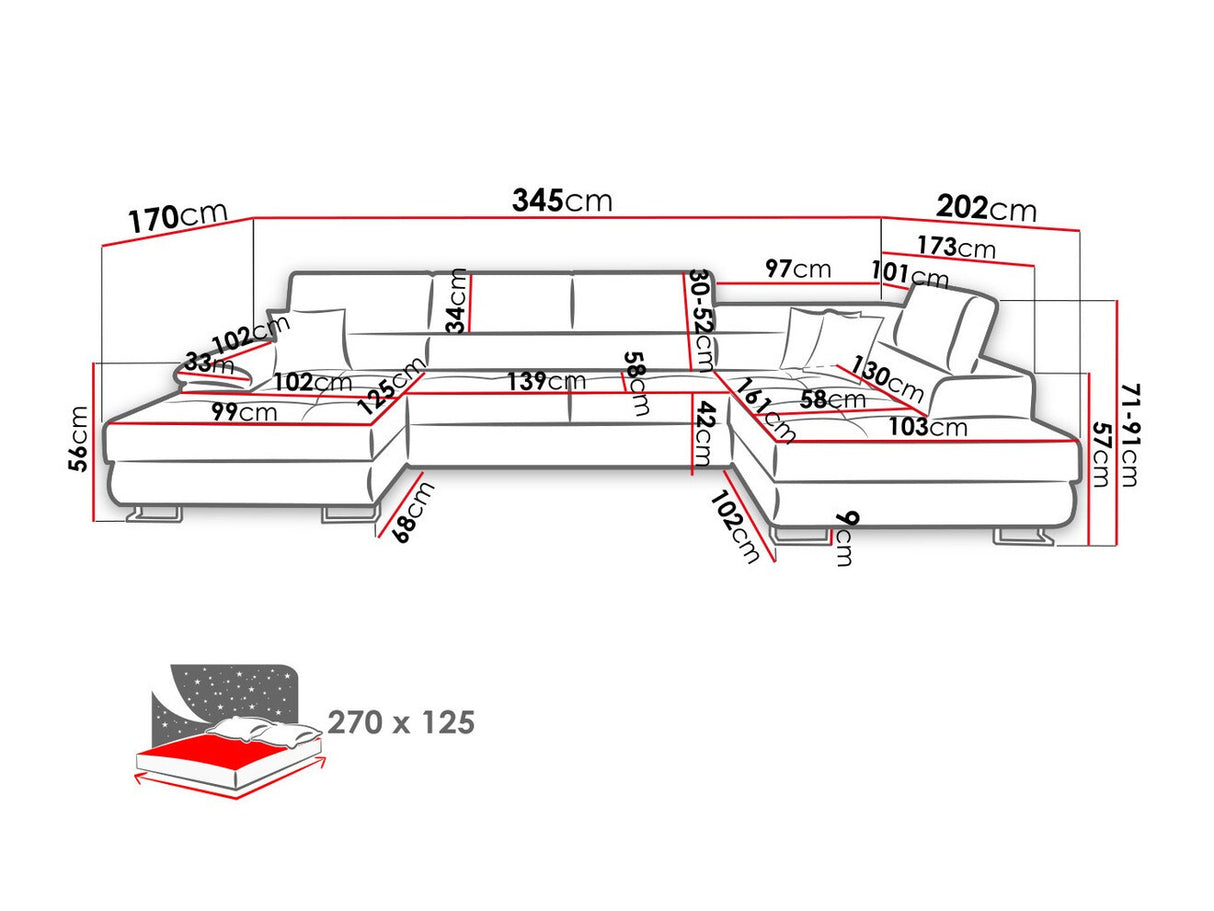 Stūra dīvāns 160124