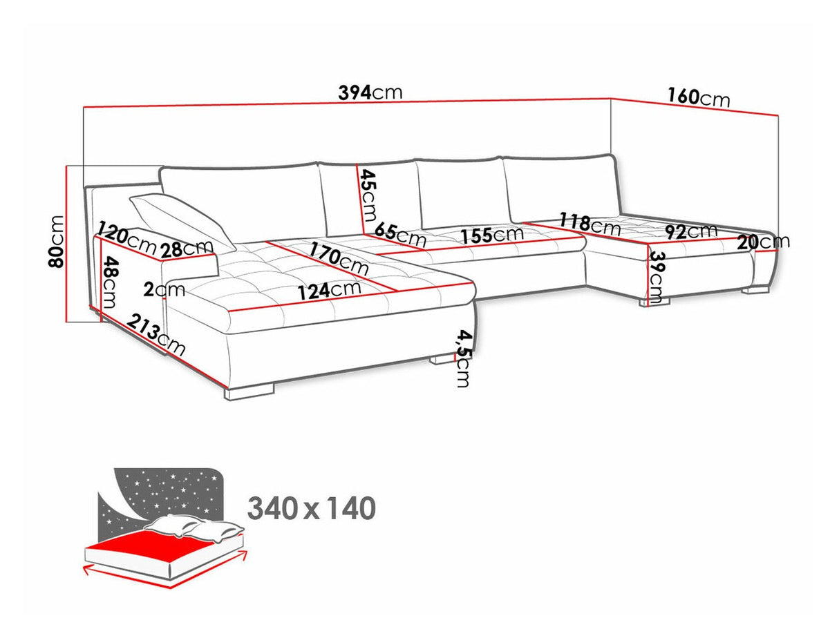 Stūra dīvāns 444781