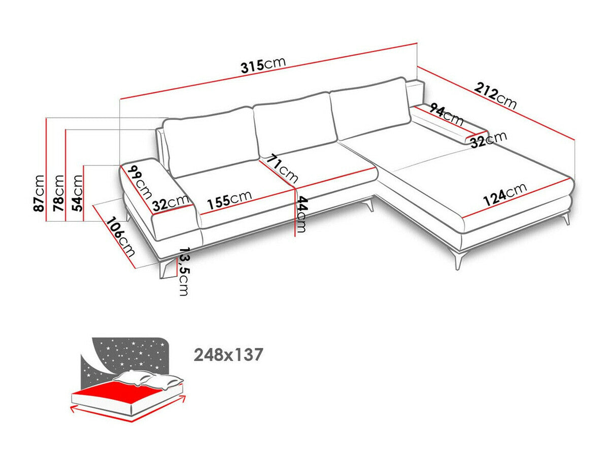 Stūra dīvāns 172176
