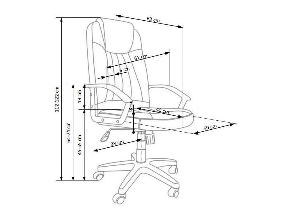 Biroja krēsls 35680