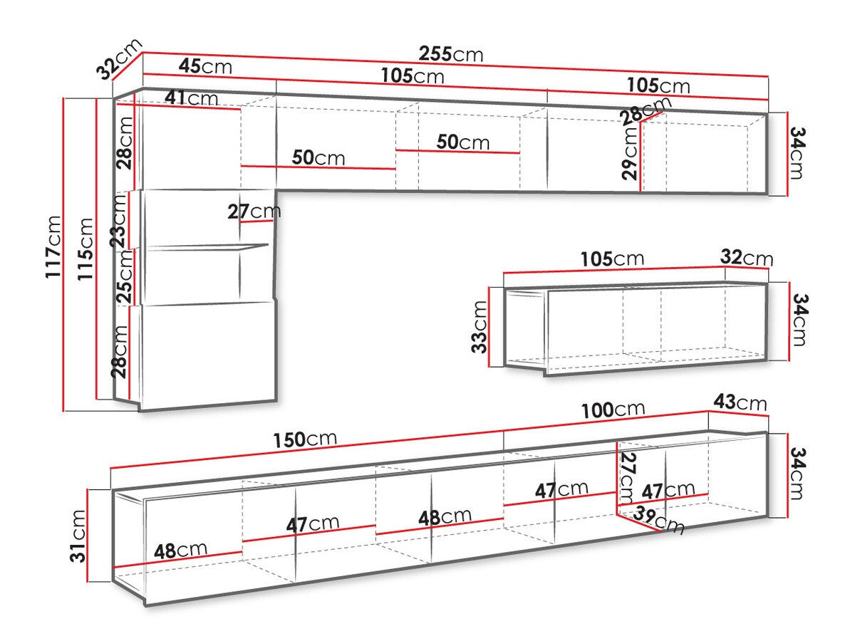 Viesistabas komplekts 61426
