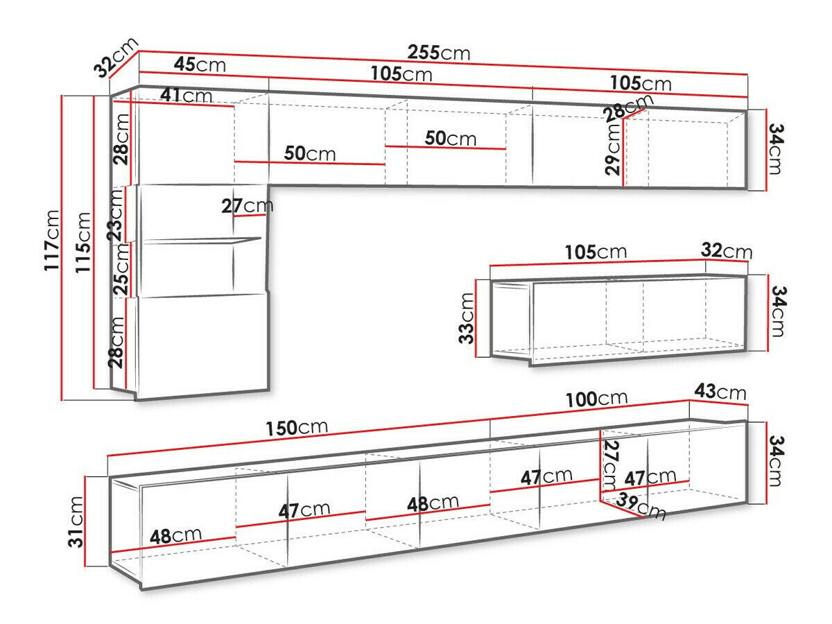 Viesistabas komplekts 61426