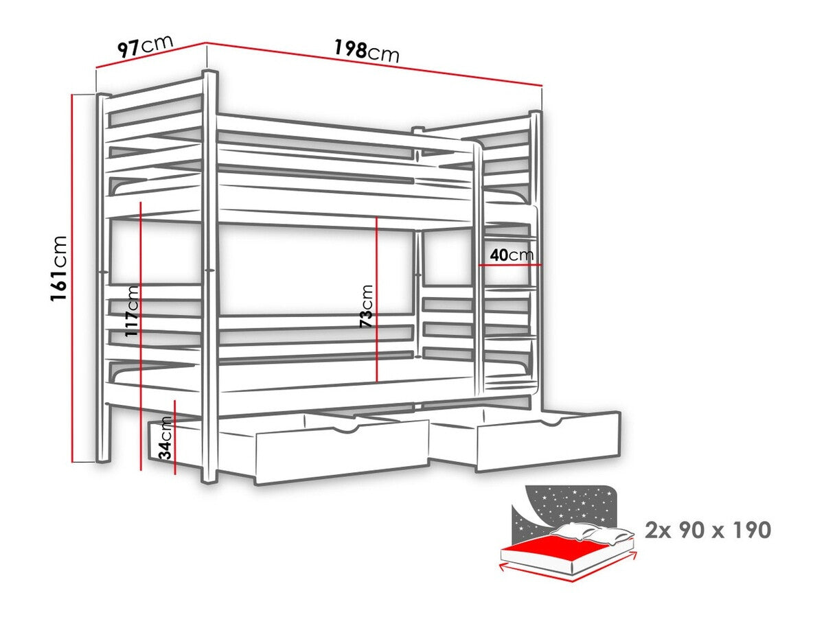 Divstāvu gulta 202819
