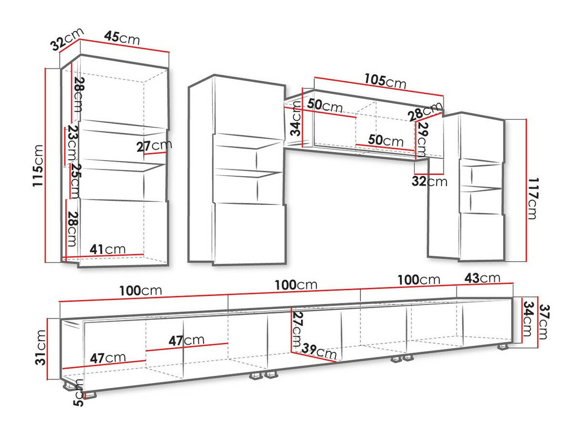 Viesistabas komplekts 65945