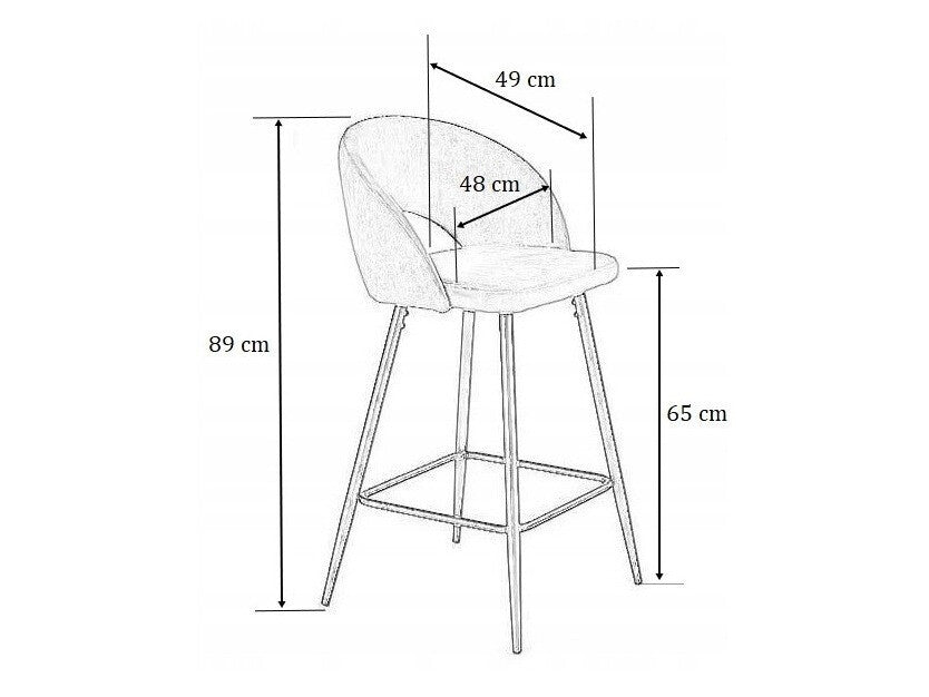 Zemais bāra krēsls 240932