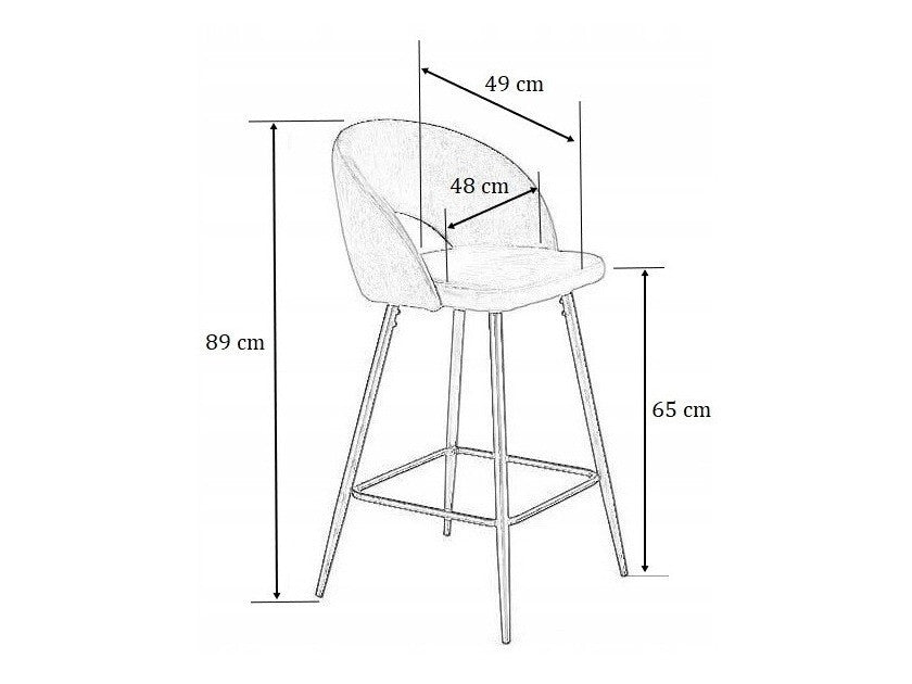 Zemais bāra krēsls 240932