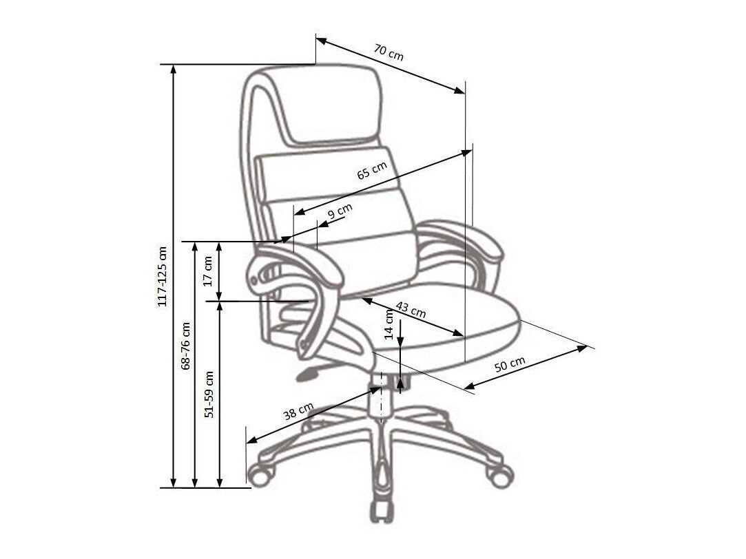 Biroja krēsls 35586