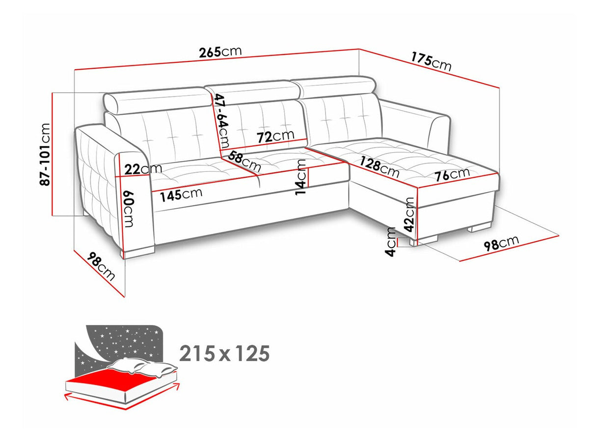 Stūra dīvāns 446457