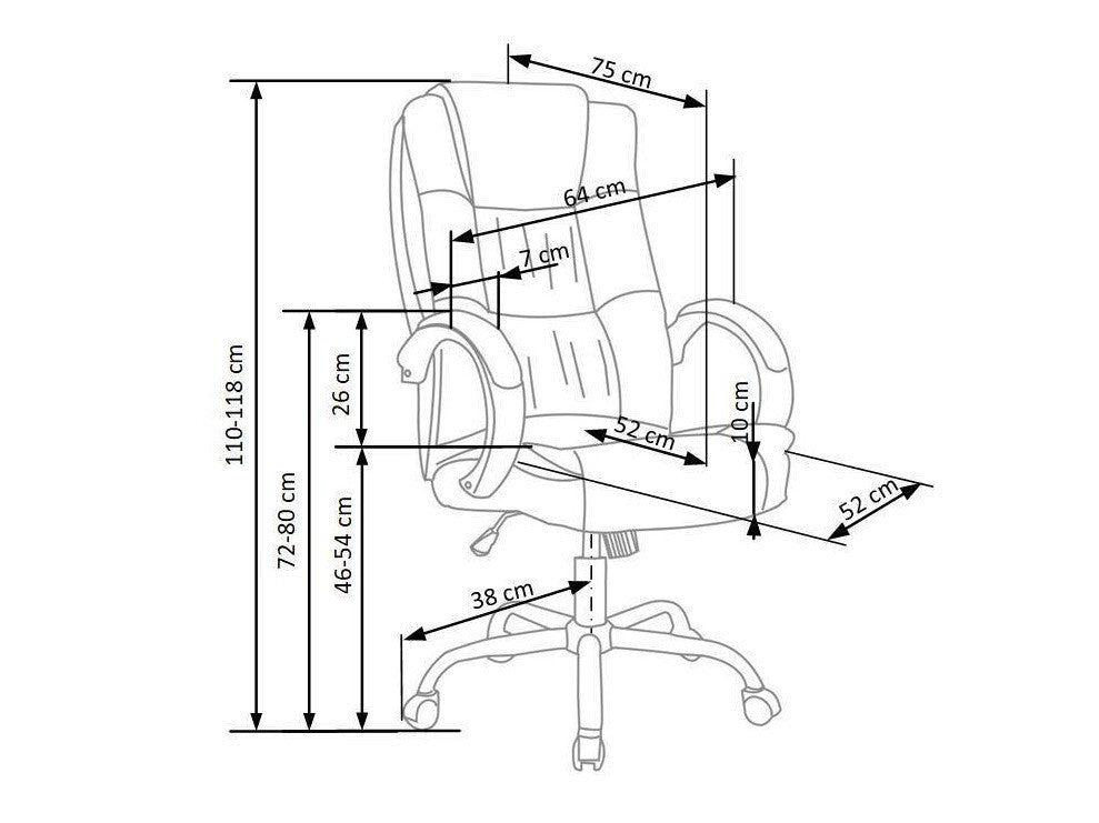 Biroja krēsls 313086