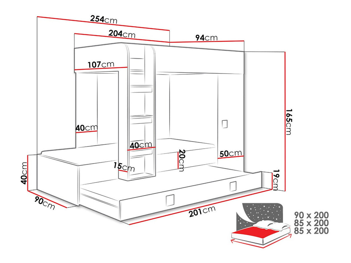 Divstāvu gulta 180839