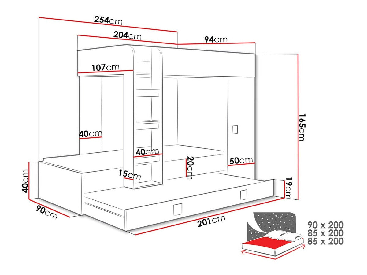 Divstāvu gulta 180839