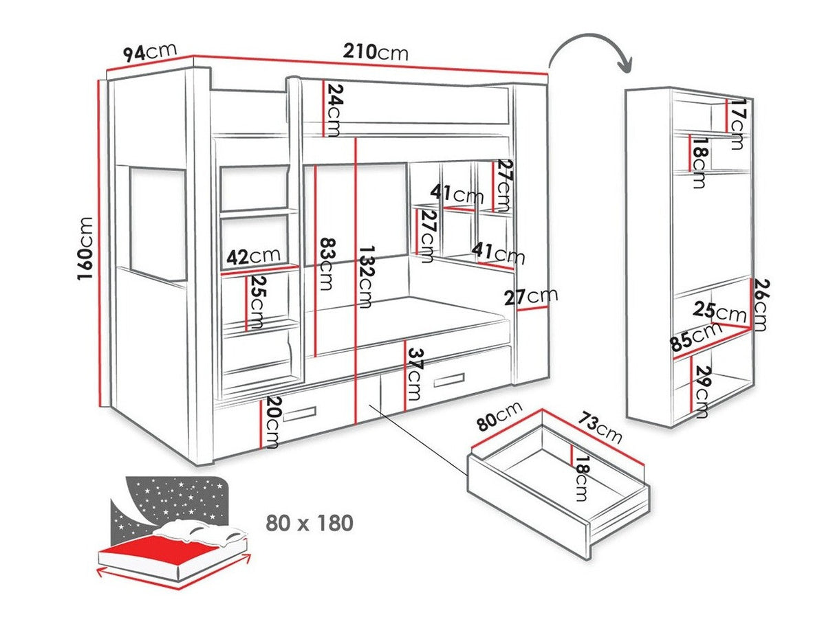 Divstāvu gulta 439966