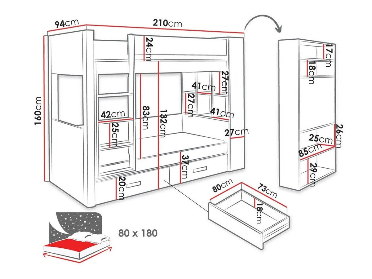 Divstāvu gulta 439966
