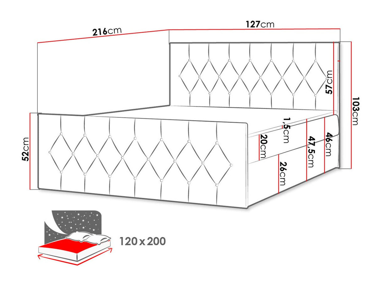 Kontinentālā gulta 439169
