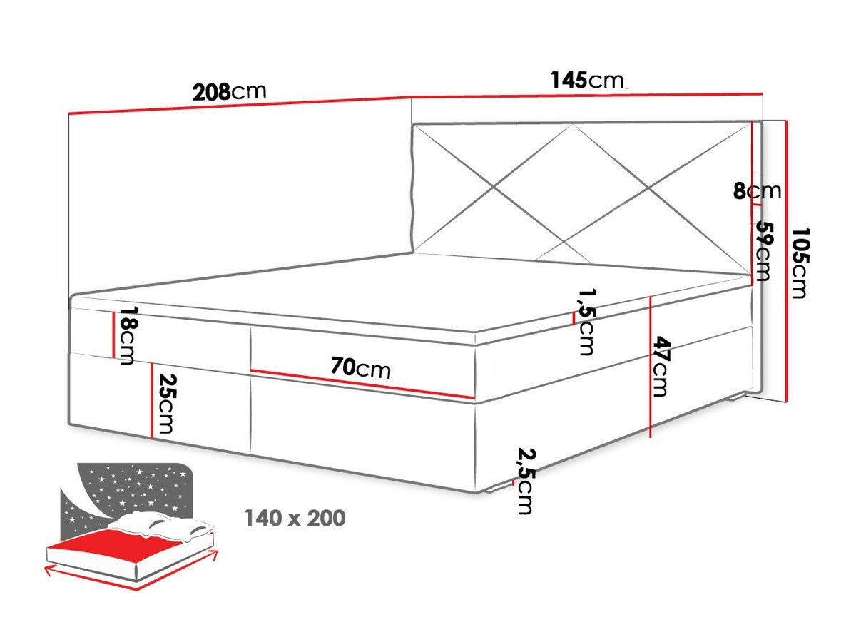 Kontinentālā gulta 373487
