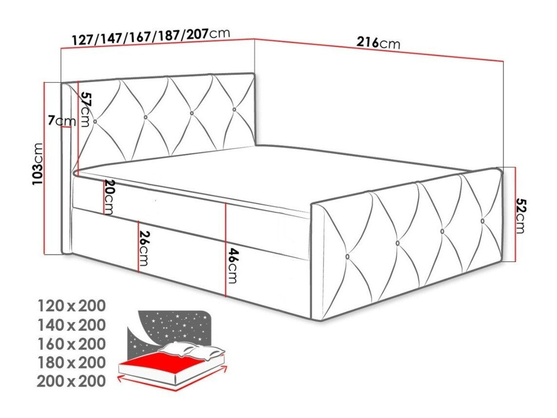 Kontinentālā gulta 314785