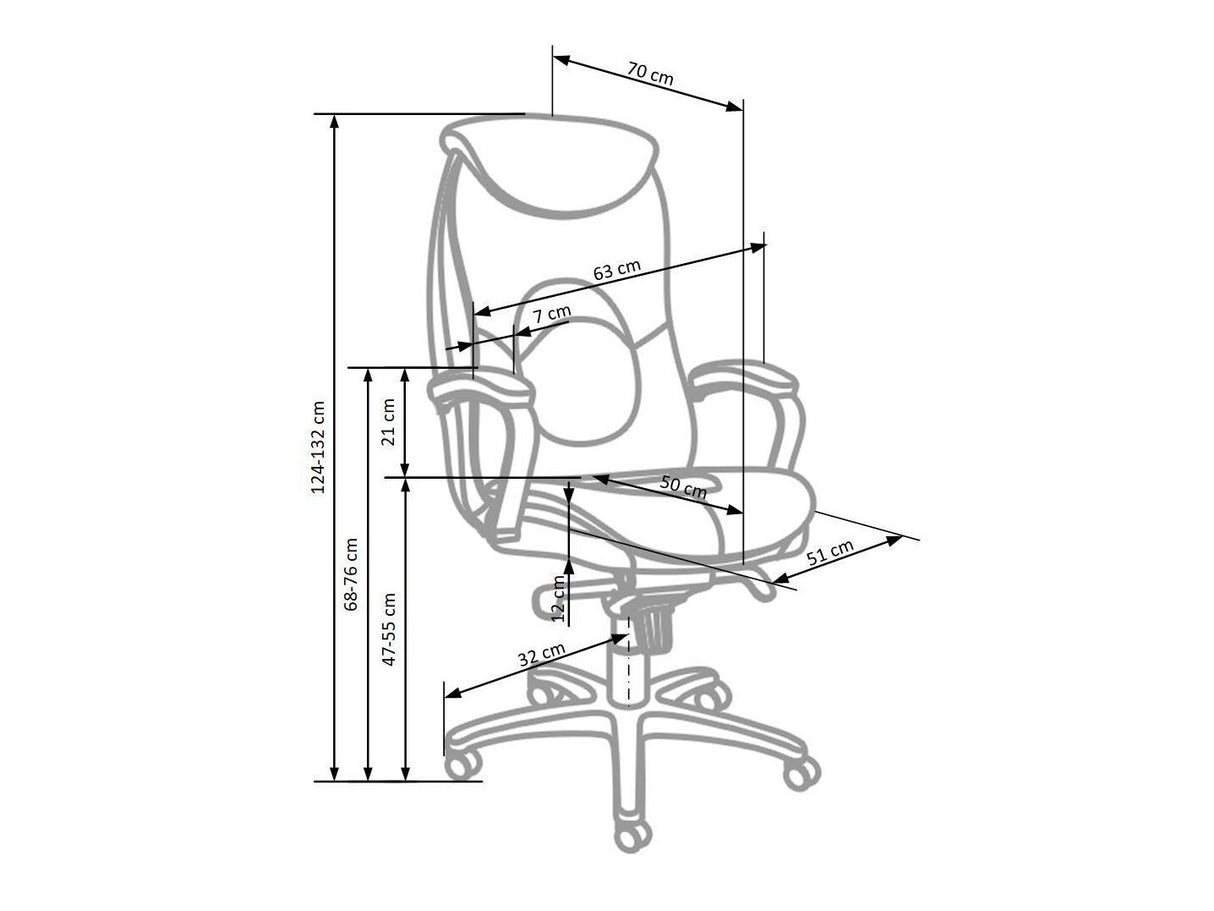 Biroja krēsls 67201
