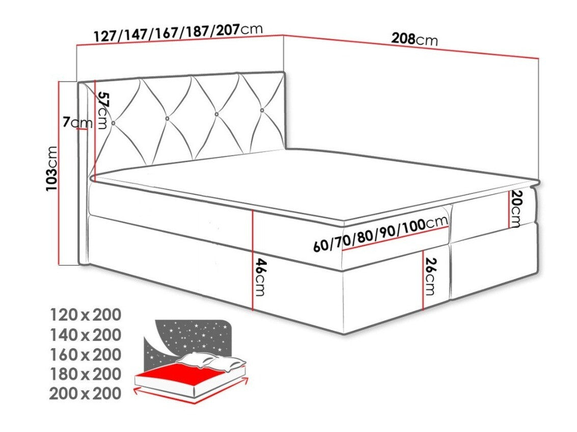 Kontinentālā gulta 314219