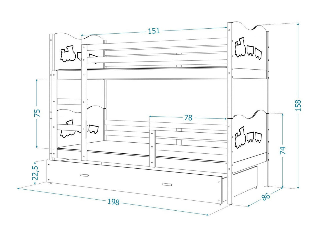 Divstāvu gulta 144725