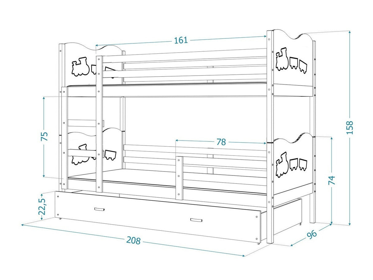 Divstāvu gulta 144748