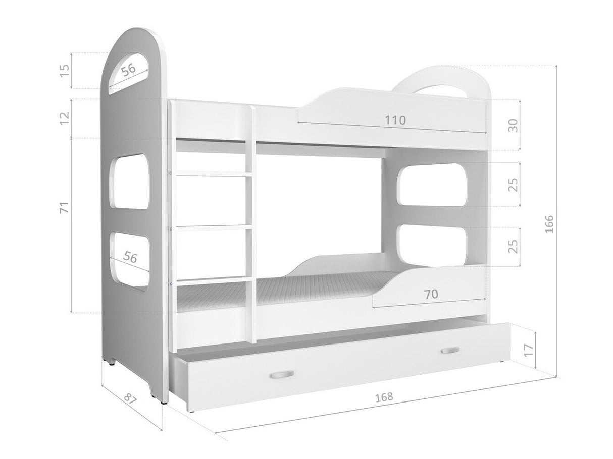 Divstāvu gulta 145221