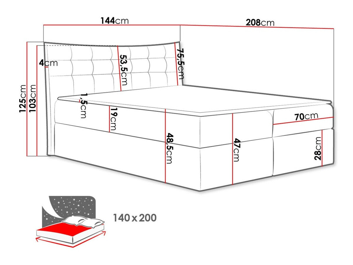 Kontinentālā gulta 405659