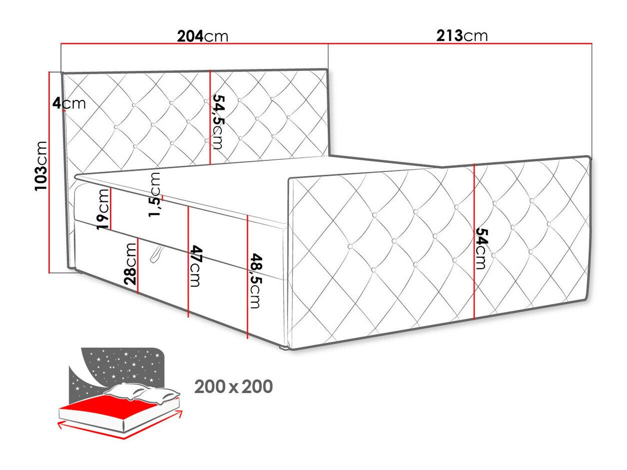Kontinentālā gulta 406597