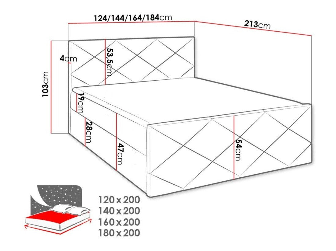 Kontinentālā gulta 376371