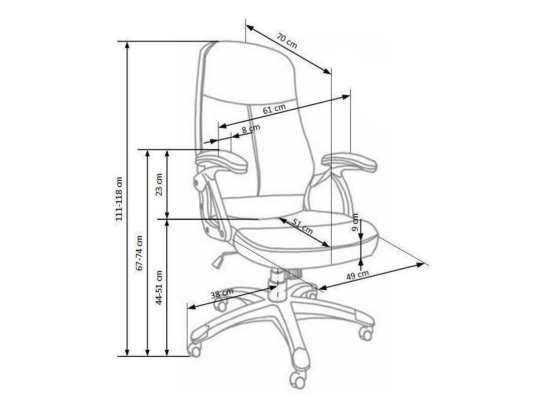 Biroja krēsls 35445