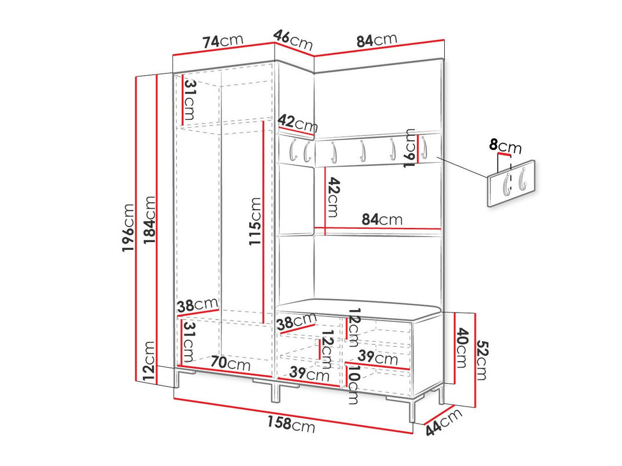 Priekšnama komplekts 451152