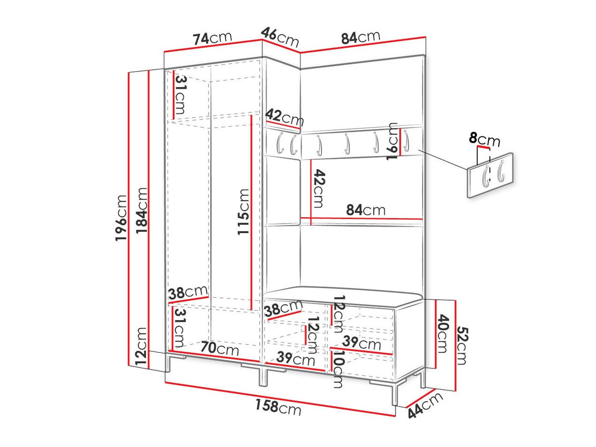 Priekšnama komplekts 451152