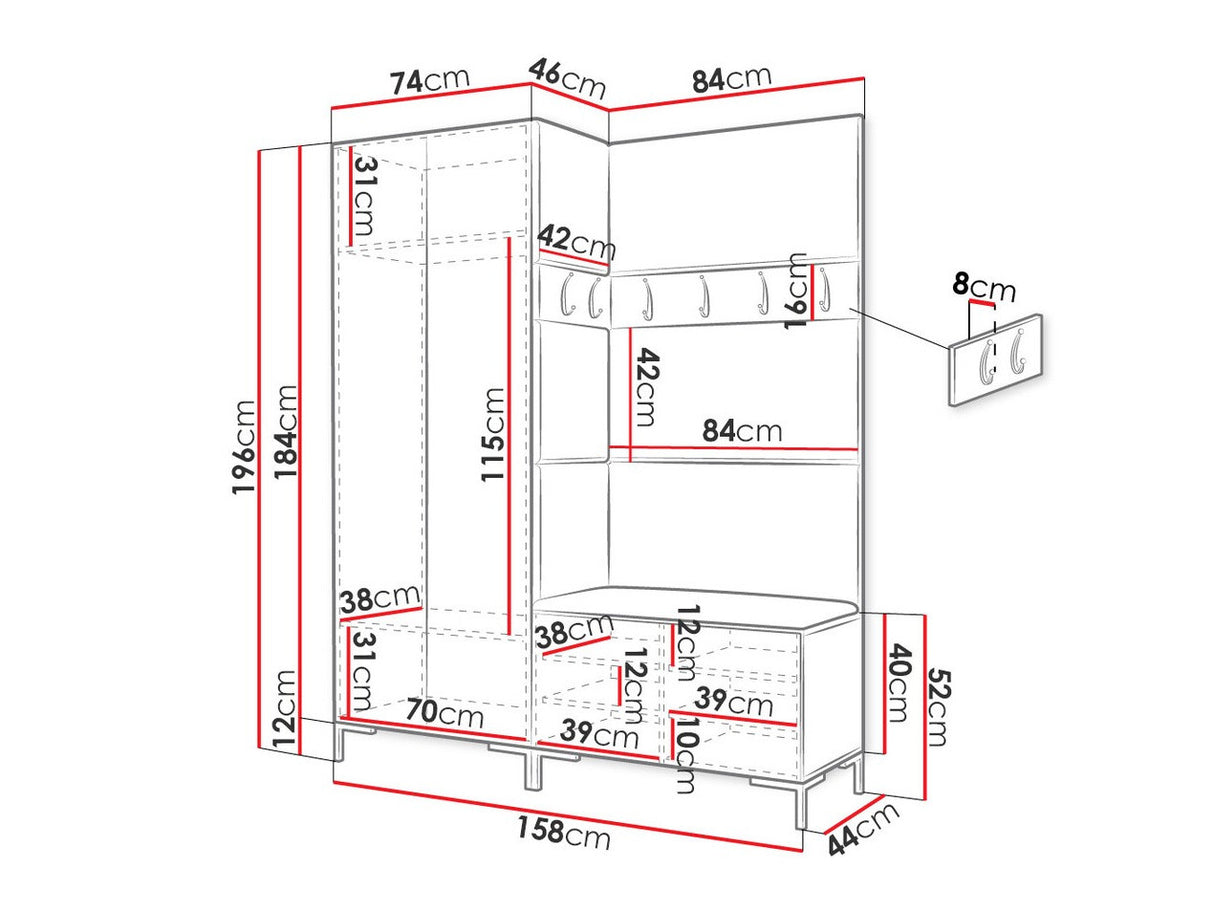 Priekšnama komplekts 451152